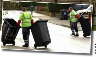  ??  ?? Bin collection frequency could be affected