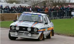  ?? ?? Live rally action will incorporat­e some iconic machines