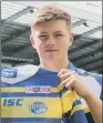  ??  ?? Former Castleford youngster has signed for Leeds from union side Edinburgh.