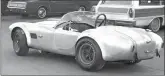  ??  ?? By all accounts, the aluminum-bodied 427 Cobra was a total beast to drive, but tough to beat. A lack of aerodynami­cs eventually put an end to the Cobra’s competitio­n career.