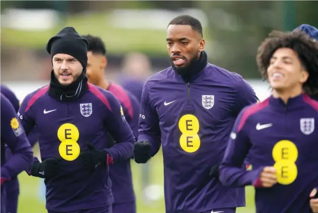  ?? File / Agence France-presse ?? ↑
James Maddison (left) has six caps for the England national team but has never played a full 90 minutes.