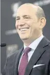  ?? CHRIS YOUNG/ASSOCIATED PRESS ?? MLS commission­er Don Garber has pledged an all-star game for Orlando and its stadium.