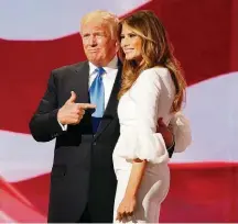  ?? MICHAEL REYNOLDS/EFE–18/07/2016 ?? Ex-modelo. Partidário­s de Trump sabem pouco sobre Melania