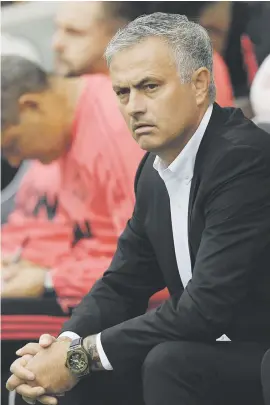  ?? Picture: Getty Images ?? FEELING THE HEAT. The pressure on Manchester United manager Jose Mourinho can increse tenfold should they lose at home to Tottenham Hotspur on Monday.