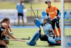  ??  ?? Goalkeeper Grace O’Hanlon is the only uncapped player in the 2017 Black Sticks women’s national squad.