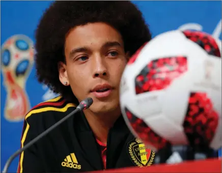  ?? REUTERS ?? ALMOST LIKE BEING AT HOME: Belgium’s Axel Witsel played five seasons in St Petersburg, hosts of today’s third-place play-off.