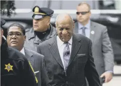  ??  ?? 0 Bill Cosby arrives at the Philadelph­ia court