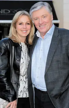  ??  ?? BROADCASTE­R: Pat Kenny pictured with his wife Kathy