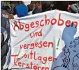  ??  ?? Die Afrikaner sprachen sich gegen „Transitlag­er“aus.