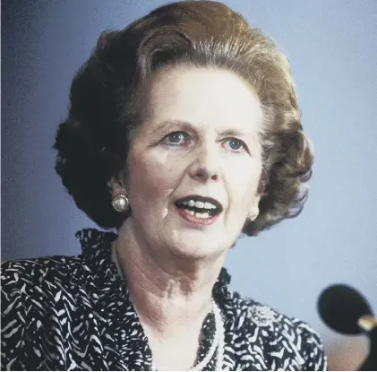  ??  ?? 0 Decisions by Mrs Thatcher’s Cabinet are now being revealed, but expectatio­ns of transparen­cy have changed