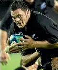  ?? PHOTO: REUTERS ?? New Zealand’s Kees Meeuws in action at the 2003 Rugby World Cup.