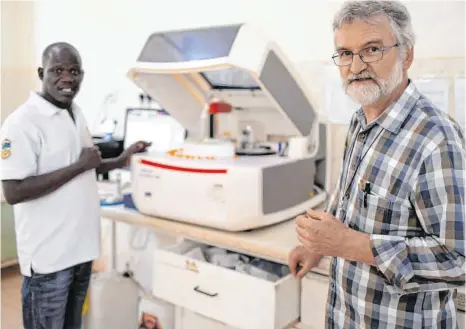  ?? FOTO: COMBONI-MISSIONARE ?? Bruder Günther Nährich im Sankt-Kizito-Hospital in Matany in Uganda.