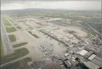  ??  ?? n CHOICES: (Left) An artist’s impression of an extended Heathrow Airport; (above) the group wants Gatwick Airport to be expanded