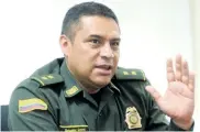  ?? ARCHIVO ?? Humberto Guatibonza, excomandan­te de la Policía Metropolit­ana de Bogotá.