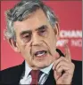  ?? GORDON BROWN: ?? ‘Nicola Sturgeon must put constituti­onal argument to one side,’ he said.