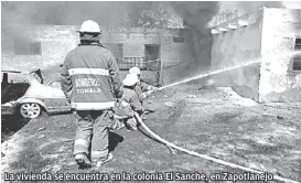  ?? ESPECIAL ?? La vivienda se encuentra en la colonia El Sanche, en Zapotlanej­o