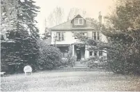  ??  ?? The first house on this property was built and owned by Henry Redman, the Town of Scarboroug­h's first solicitor.