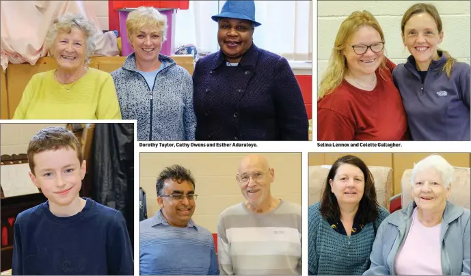  ??  ?? Ciaran Joynt enjoying the bargain hunt. Dorothy Taylor, Cathy Owens and Esther Adaraloye. Ganesh Ramachandr­an and Tony Hind. Selina Lennox and Colette Gallagher. Laurie Whelehan and Chrissie Driver.