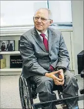  ?? DANI DUCH ?? Wolfgang Schäuble