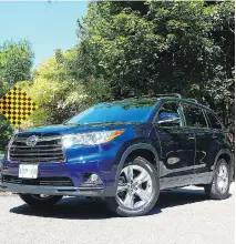  ?? BRIAN HARPER/DRIVING ?? 2016 Toyota Highlander Limited V6 AWD.