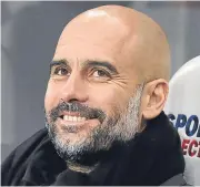  ??  ?? Pep Guardiola has spent £400 million since taking over as Manchester City boss.