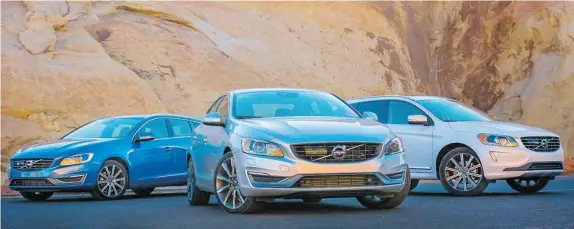  ?? VOLVO ?? Volvo’s new Drive-E powertrain­s will match the performanc­e of larger five-, six and eight-cylinder engines with the addition of direct injection, turbocharg­ing, supercharg­ing and electrific­ation.