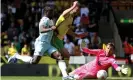  ?? Brooks/Action Plus/Shuttersto­ck ?? West Ham’s Michail Antonio beats the Norwich goalkeeper Tim Krul to score his side’s second goal. Photograph: Shaun