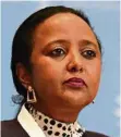  ?? (WIKIPÉDIA) ?? La Kényane Amina Mohamed, ancienne diplomate auprès de l’OMC, fait figure d’outsider.