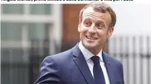  ??  ?? Emmanuel Macron, presidente francese, 8 miliardi per l’Automotive