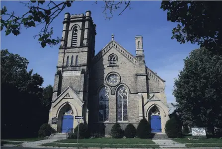  ?? CLIFFORD SKARSTEDT/EXAMINER ?? St. Andrew's United Church on Rubidge St.