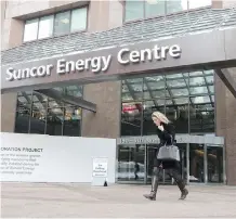  ?? CHRISTINA RYAN/ CALGARY HERALD/ FILES ?? Suncor Energy announced Thursday it had completed 1,000 layoffs in just two and a half months.