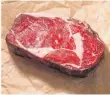  ?? FOTO: DPA ?? Beim Dry Aged Beef reift das Fleisch in einer Salzgrotte.