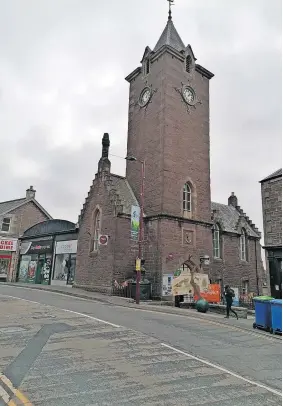  ?? Crieff’s Old Town Hall ?? Museum venue