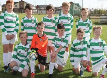  ??  ?? Donacarney Celtic Lions under 10, playing in the Drogheda Schoolchil­dren’s League