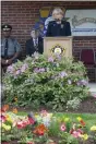  ?? FRAN MAYE - MEDIANEWSG­ROUP In this file photo, former Chester County Sheriff Carolyn “Bunny” Welsh, speaks at an FOP event in West Chester. ??