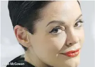  ??  ?? Rose McGowan