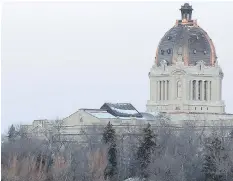  ?? BRYAN SCHLOSSER ?? MLAs were expected back at the Saskatchew­an Legislatur­e on Monday to resume sitting with a new budget due March 22.