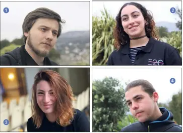  ?? (Photos Hélène Dos Santos) ?? Ils sont les visages des stagiaires de l’école de la e chance qui vient d’ouvrir à Toulon. Parcours croisés.