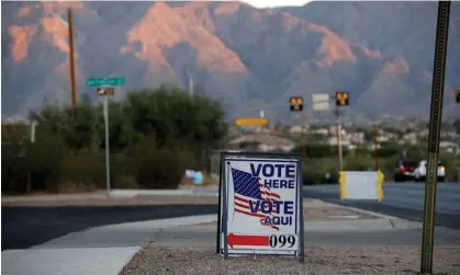  ?? ?? A county board was forced to certify election results after facing lawsuits and a judge order. Photograph: Cheney Orr/Reuters