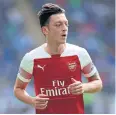 ?? REUTERS ?? Arsenal’s Mesut Oezil.