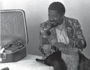  ?? Picture: RALPH DAWO ?? ON THE ROAD: Steve Mokone plays a drum while relaxing in a hotel room, circa 1977