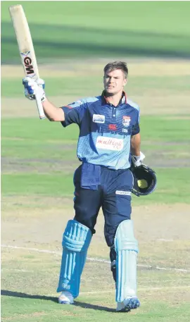  ?? Images Picture: Gallo ?? FINE KNOCK. Titans opener Aiden Markram scored 161 in the One-Day Cup final against the Warriors in Centurion yesterday.