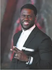  ?? CITIZEN NEWS SERVICE FILE PHOTO ?? In this file photo from 2017, Kevin Hart arrives at the Los Angeles premiere of Jumanji: Welcome to the Jungle in Los Angeles. Hart stepped down from hosting the 2019 Academy Awards, which he considered fulfilling a lifelong dream.