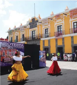  ??  ?? Realizaron intervenci­ones de danza, teatro y otras expresione­s artísticas.