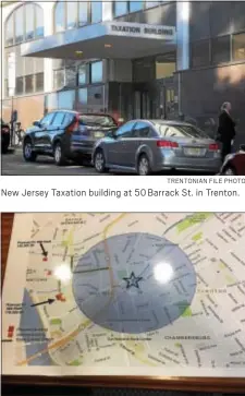  ?? TRENTONIAN FILE PHOTO ?? New Jersey Taxation building at 50 Barrack St. in Trenton.