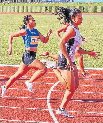  ?? Picture: FIJI ASSOCIATIO­N OF SPORTS & NATIONAL OLYMPIC COMMITTEE ?? Braelynn Yee in action at a recent regional athletics meet.