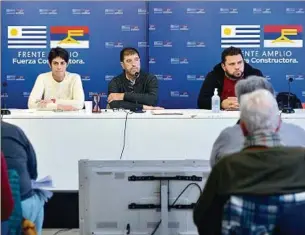  ?? ?? POSTURAS. La fuerza opositora informó en la noche de ayer su decisión sobre la propuesta.