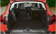  ??  ?? BOOT
Depending on position of rear bench, capacity varies between 410 and 520 litres, while floor is also adjustable