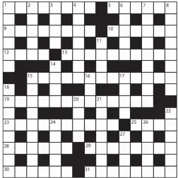  ?? No 15,627 PRIZES of £20 will be awarded to the senders of the first three correct solutions checked. Solutions to: Daily Mail Prize Crossword No. 15,627, PO BOX 3451, Norwich, NR7 7NR. Entries may be submitted by second-class post. Envelopes must be postm ??