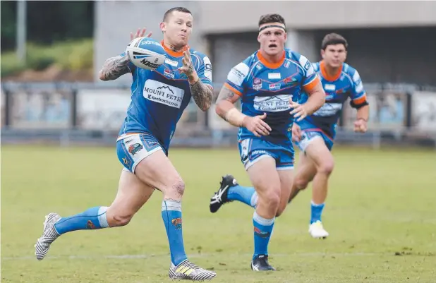 ?? Picture: AAP/TIM MARSDEN ?? MUCH HYPED: Pride’s Todd Carney played his first competitio­n game in Australia in four years, against Wynnum-Manly at Langlands Park on Saturday.